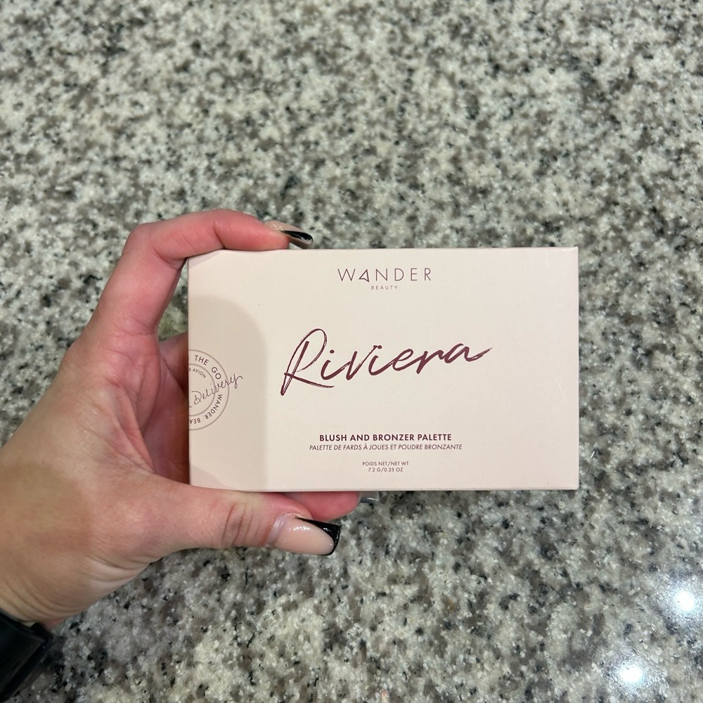 wander beauty riviera blush and bronzer palette